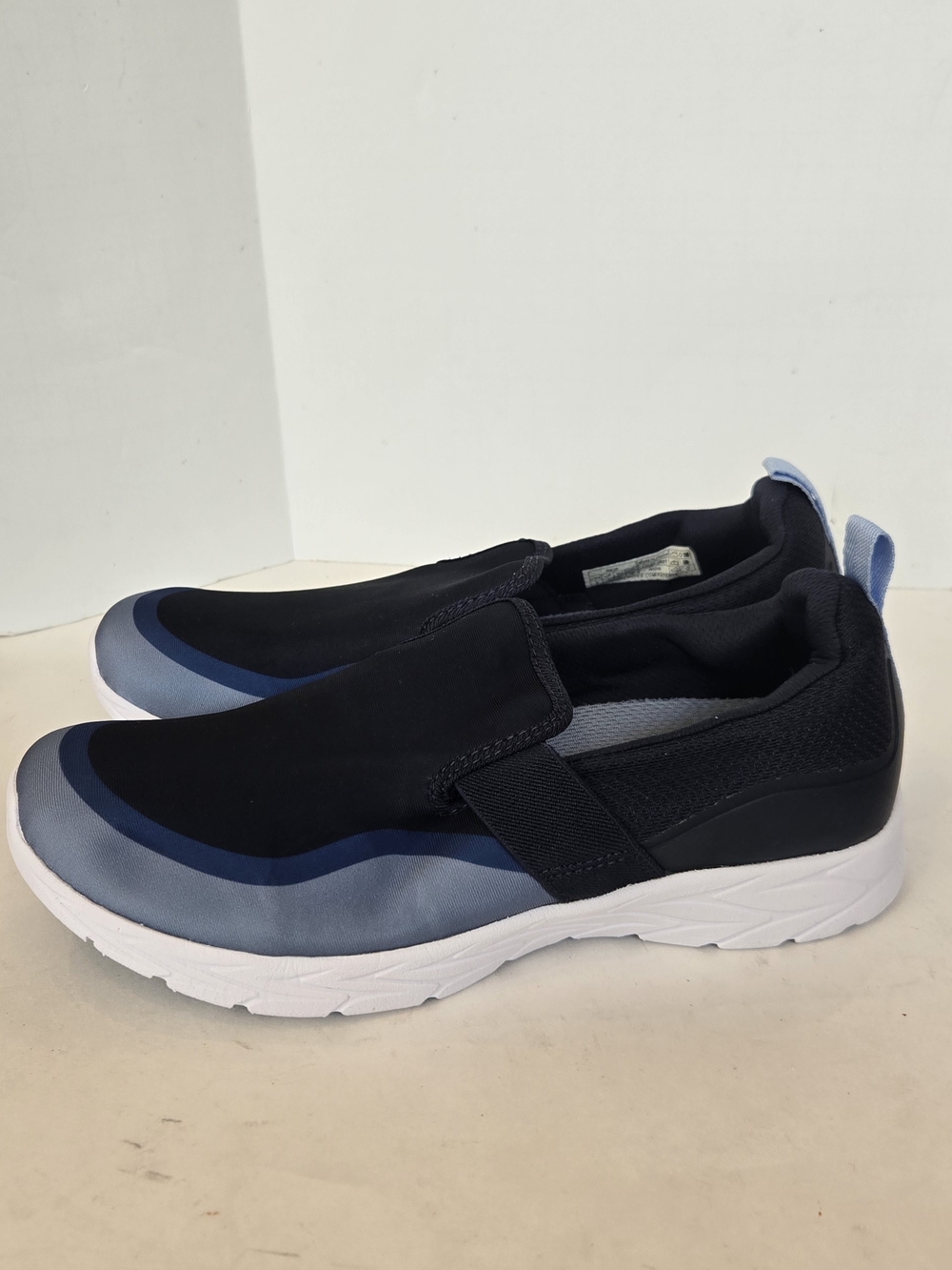 Vionic Women's Slip-On Sneakers in Navy and Light Blue - Picture 3 of 9